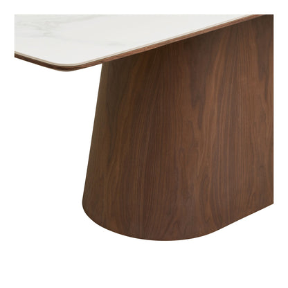 Dijon spisebord 90 x 200 x 76 cm, keramik og askefiner