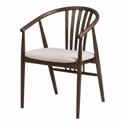 Spisebordsstol Copenhagen med armlæn, eg / sandgrå, 54 x 57 x 78 cm