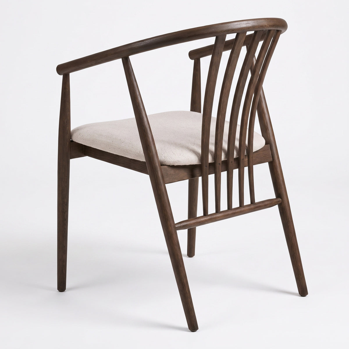 Spisebordsstol Copenhagen med armlæn, eg / sandgrå, 54 x 57 x 78 cm