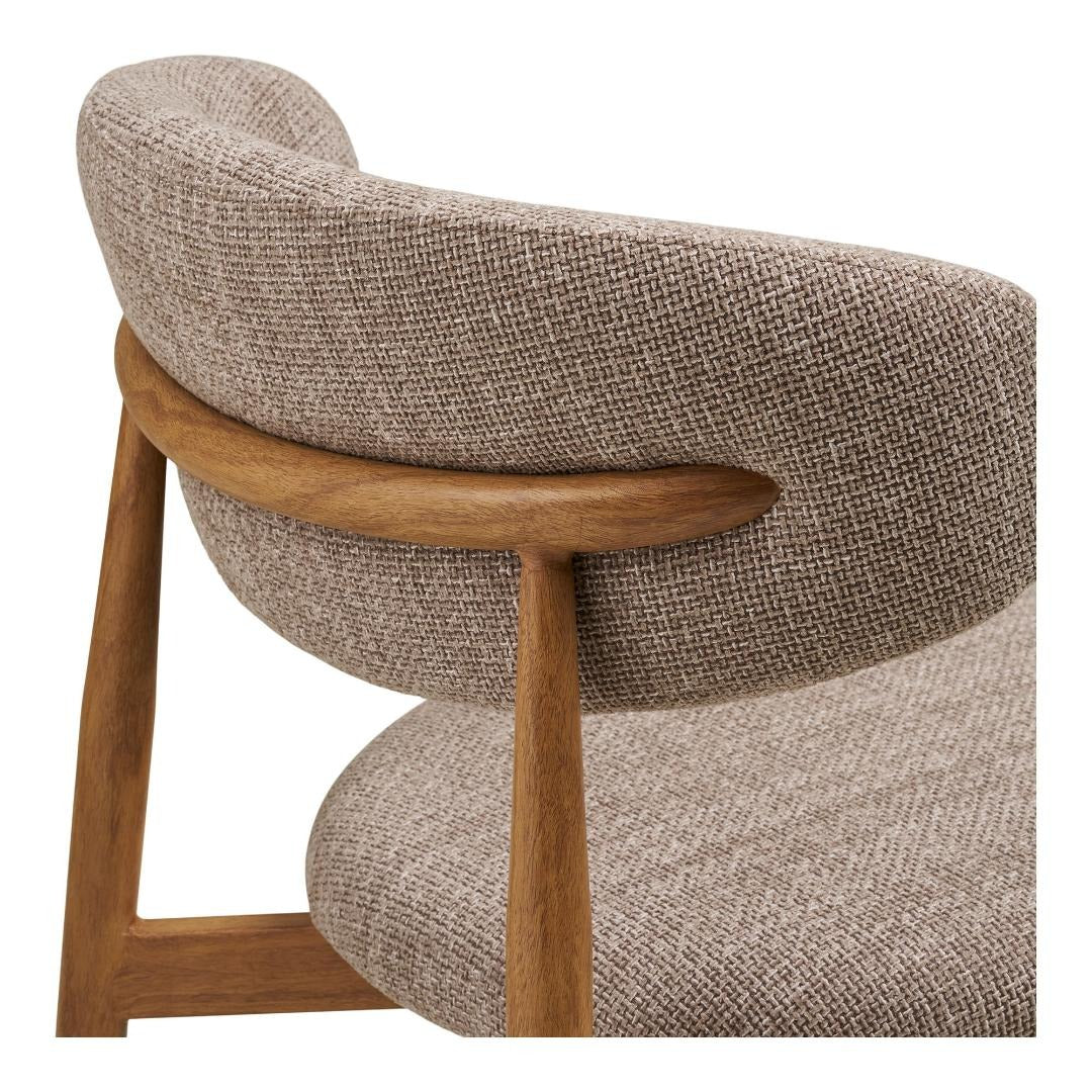 Eindhoven spisebordsstole 2-pak med stofbetræk og metalstel, 52 x 55 x 77 cm