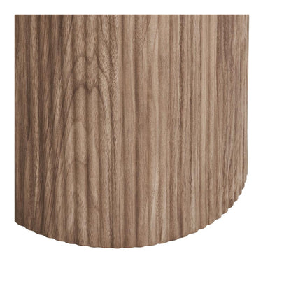 Sidebord Delft i hvid, keramik, MDF, dekorationspapir, træramme, 45 x 45 x 50 cm