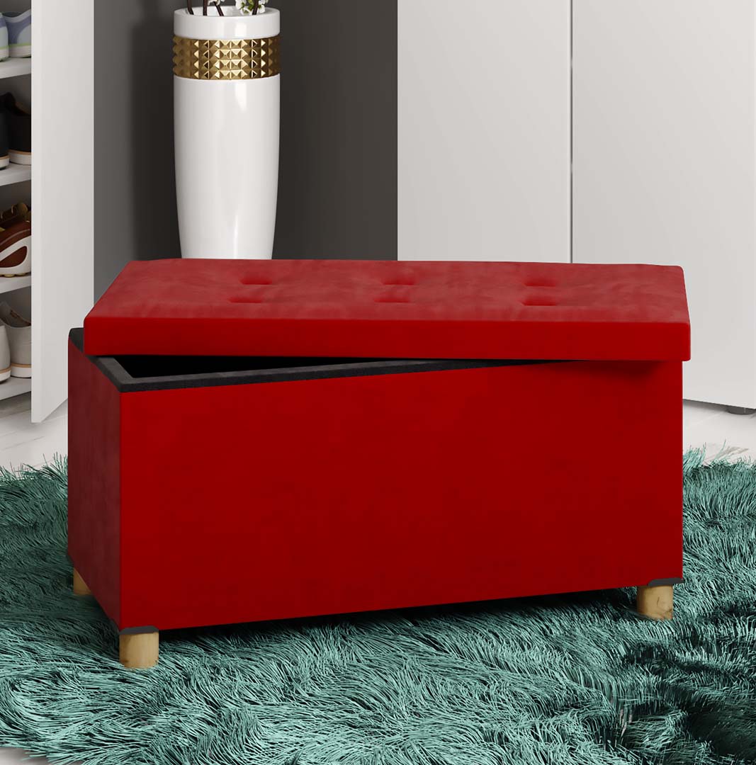 Geneve puf 76 x 40 cm med opbevaring