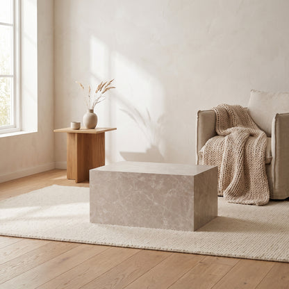 Siena sofabord 60 x 80 cm i beige
