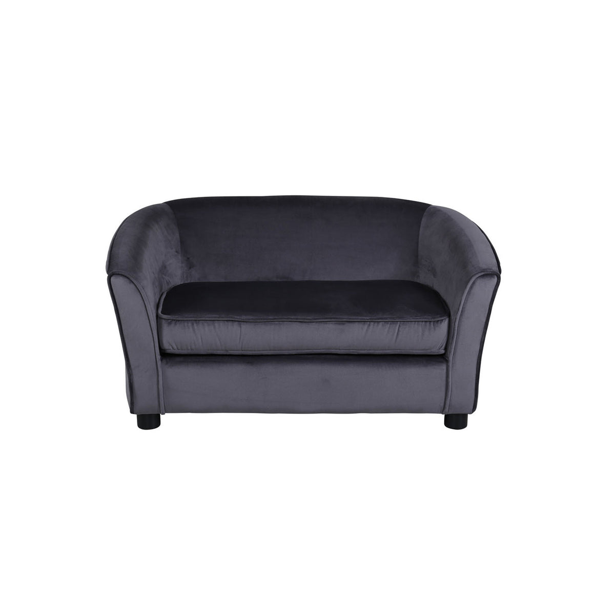 Rotterdam 2-personers sofa 98 x 52 cm til barn i grå