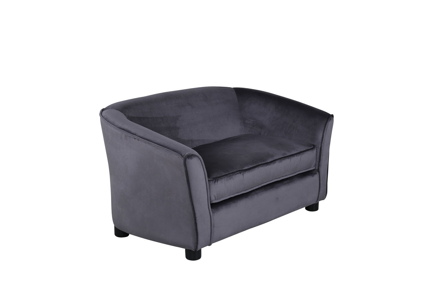 Rotterdam 2-personers sofa 98 x 52 cm til barn i grå