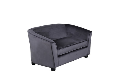 Rotterdam 2-personers sofa 98 x 52 cm til barn i grå