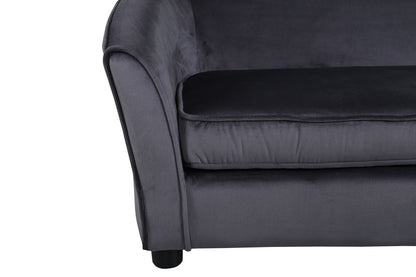Rotterdam 2-personers sofa 98 x 52 cm til barn i grå