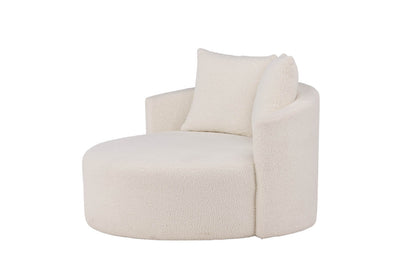 Bodrum 2-personers sofa Ø116 cm i beige/hvid