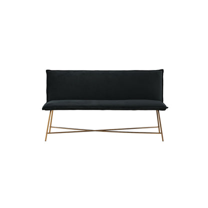 Sevilla 3-personers sofa 160 x 66 cm i sort