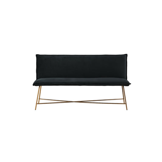 Sevilla 3-personers sofa 160 x 66 cm i sort