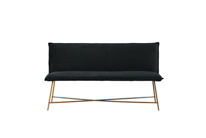 Sevilla 3-personers sofa 160 x 66 cm i sort