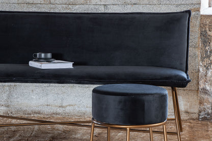 Sevilla 3-personers sofa 160 x 66 cm i sort