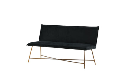 Sevilla 3-personers sofa 160 x 66 cm i sort