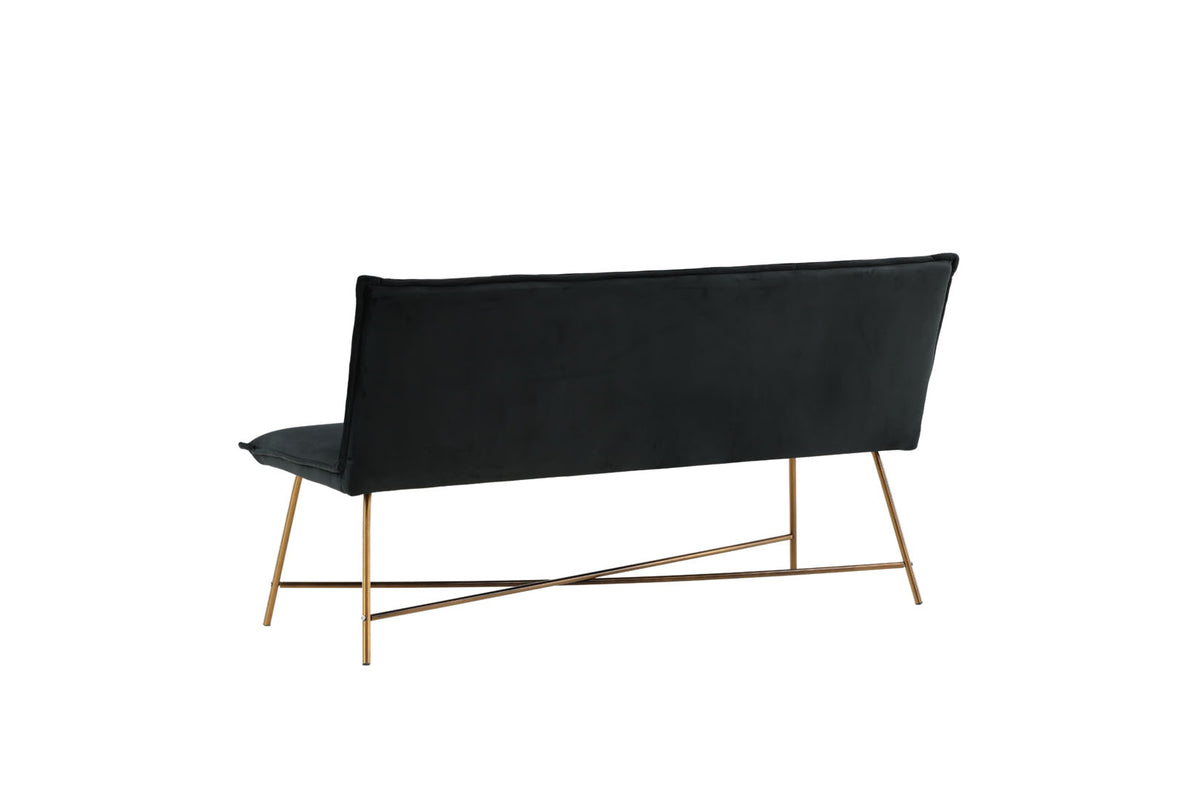 Sevilla 3-personers sofa 160 x 66 cm i sort