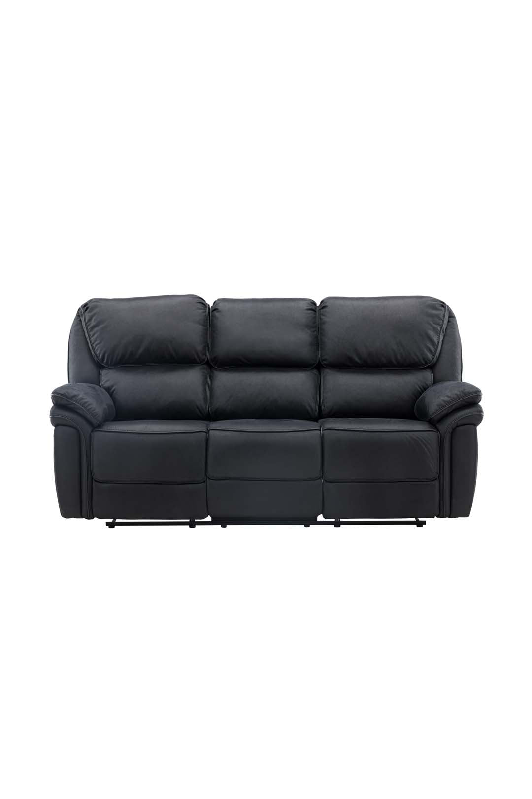 Nantes 3-personers sofa 228 x 103 cm i sort