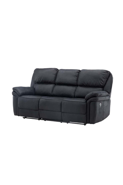 Nantes 3-personers sofa 228 x 103 cm i sort
