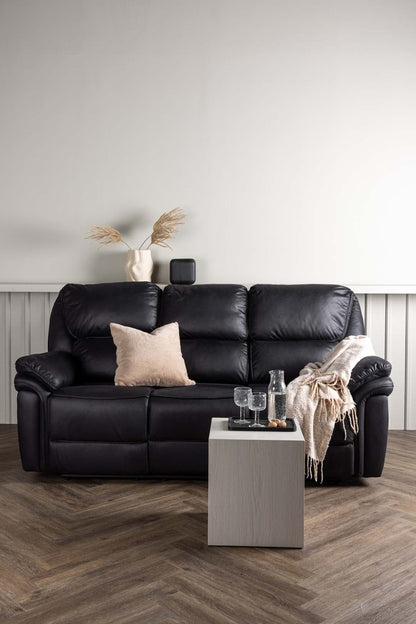 Nantes 3-personers sofa 228 x 103 cm i sort