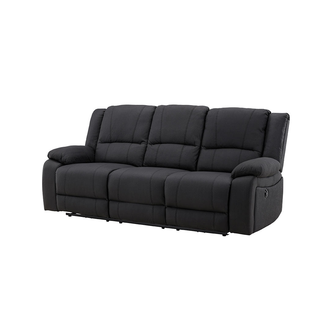 Glasgow 3-personers sofa 218 x 100 cm i sort