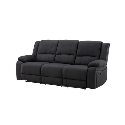 Glasgow 3-personers sofa 218 x 100 cm i sort