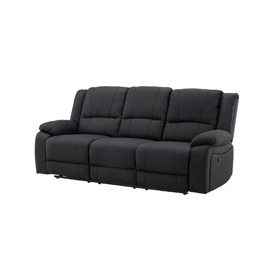 Glasgow 3-personers sofa 218 x 100 cm i sort