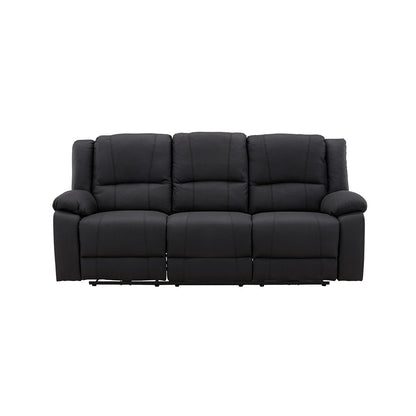 Glasgow 3-personers sofa 218 x 100 cm i sort