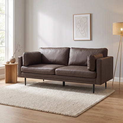 Dublin 3-personers sofa 201 x 90 cm i brun