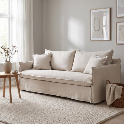 Manila 3-personers sofa 201 x 90 cm i beige