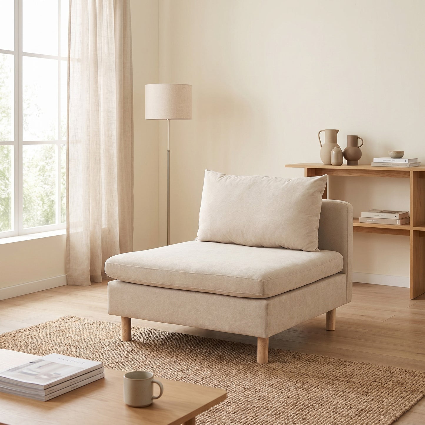 Belfast sofa 94 x 102 cm i beige
