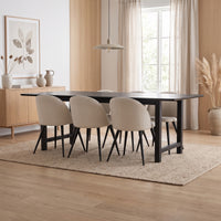 Fløjl Beige