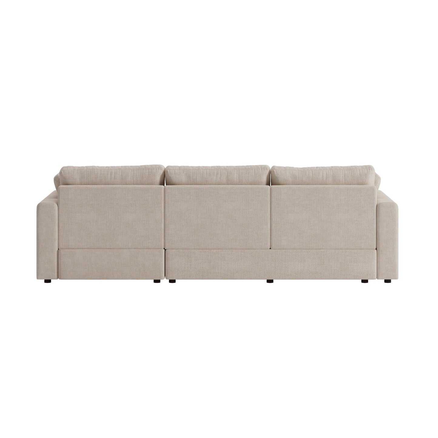 Wien chaiselongsofa med mikrofiberbetræk, højre- eller venstrevendt, inkl. 2 puder - 296 cm bredde