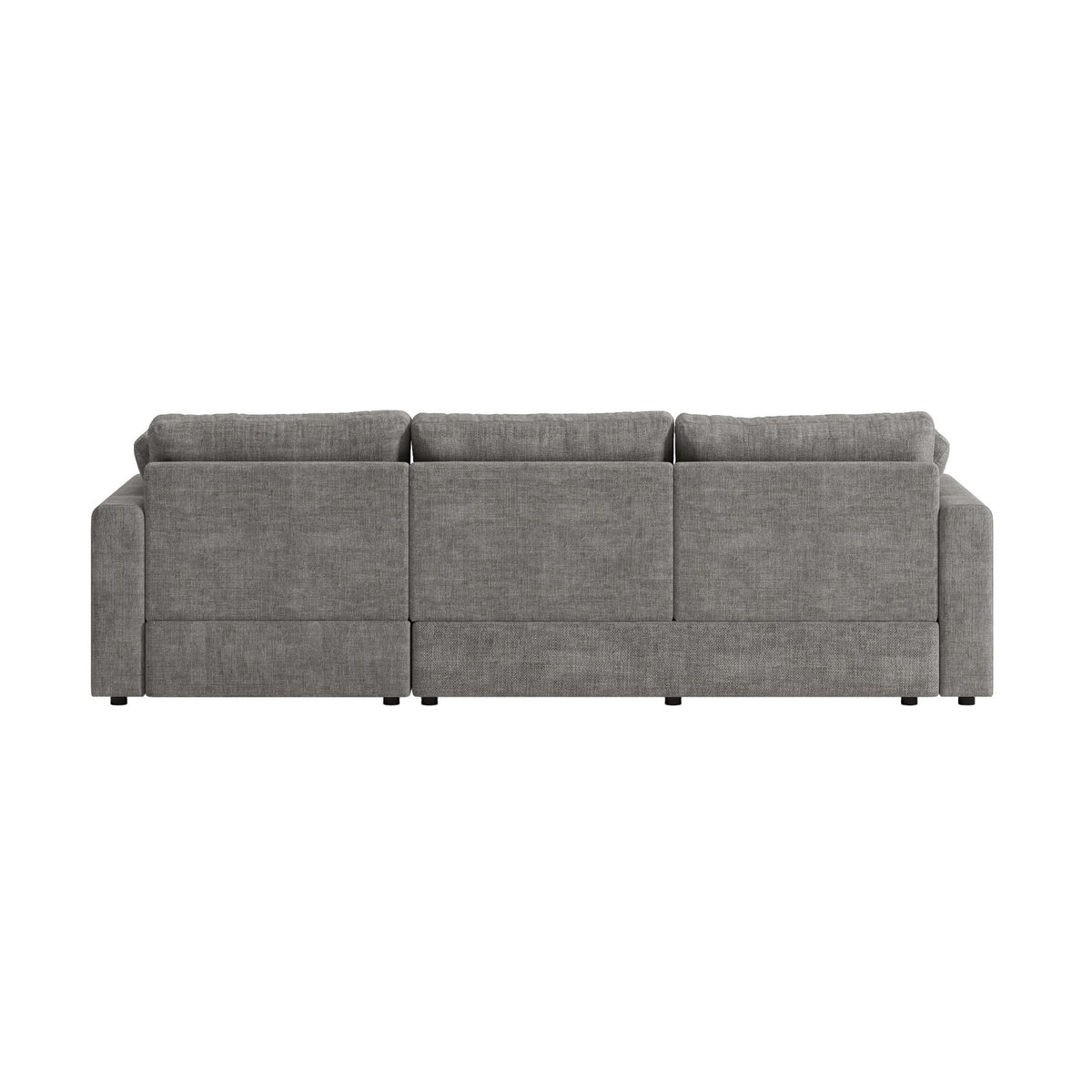 Wien chaiselongsofa med mikrofiberbetræk, højre- eller venstrevendt, inkl. 2 puder - 296 cm bredde
