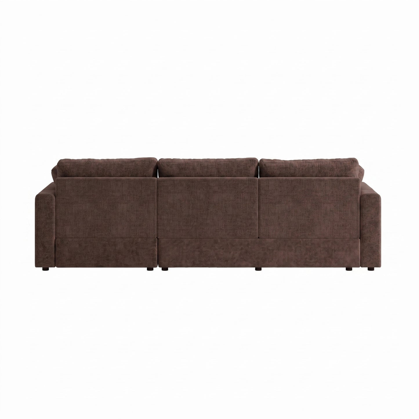 Wien chaiselongsofa med mikrofiberbetræk, højre- eller venstrevendt, inkl. 2 puder - 296 cm bredde