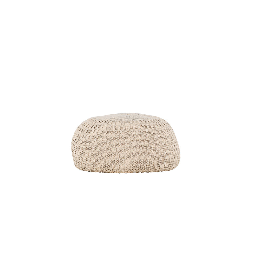 Marseille puf 60 x 35 cm i beige