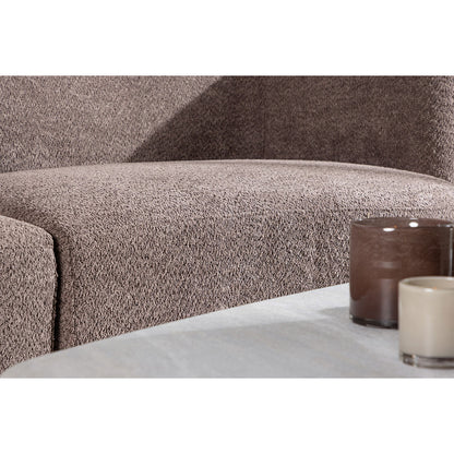 San Francisco 3-personers sofa 268 x 80 cm i brun