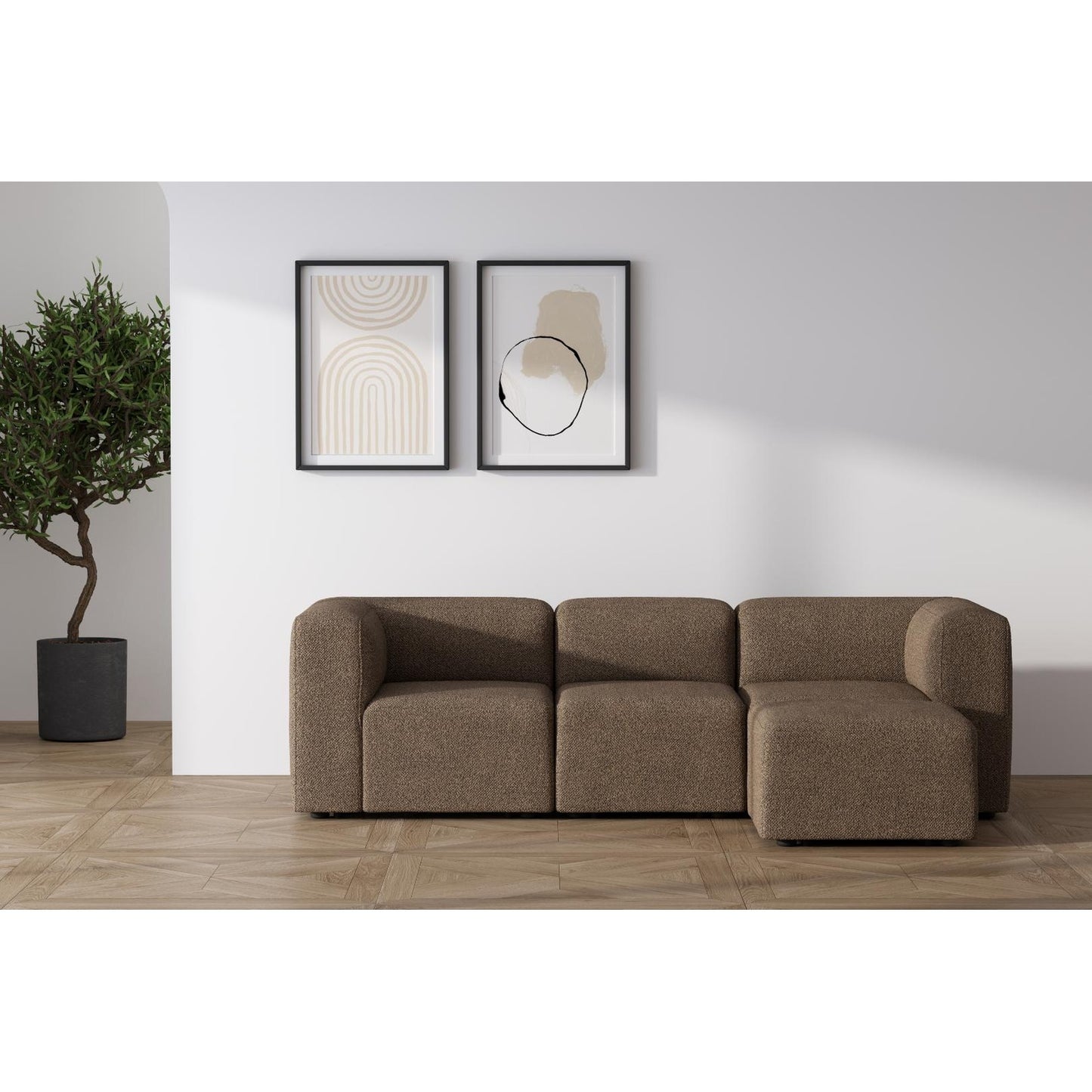 Warszawa chaiselongsofa venstrevendt 257 x 64 cm