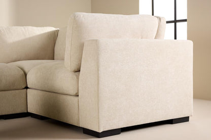 Torino hjørnesofa 298 x 86 cm i beige