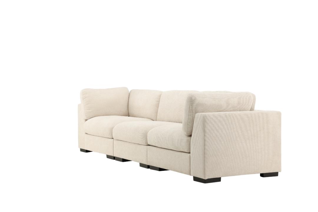 Torino 3-personers sofa 311 x 86 cm i beige
