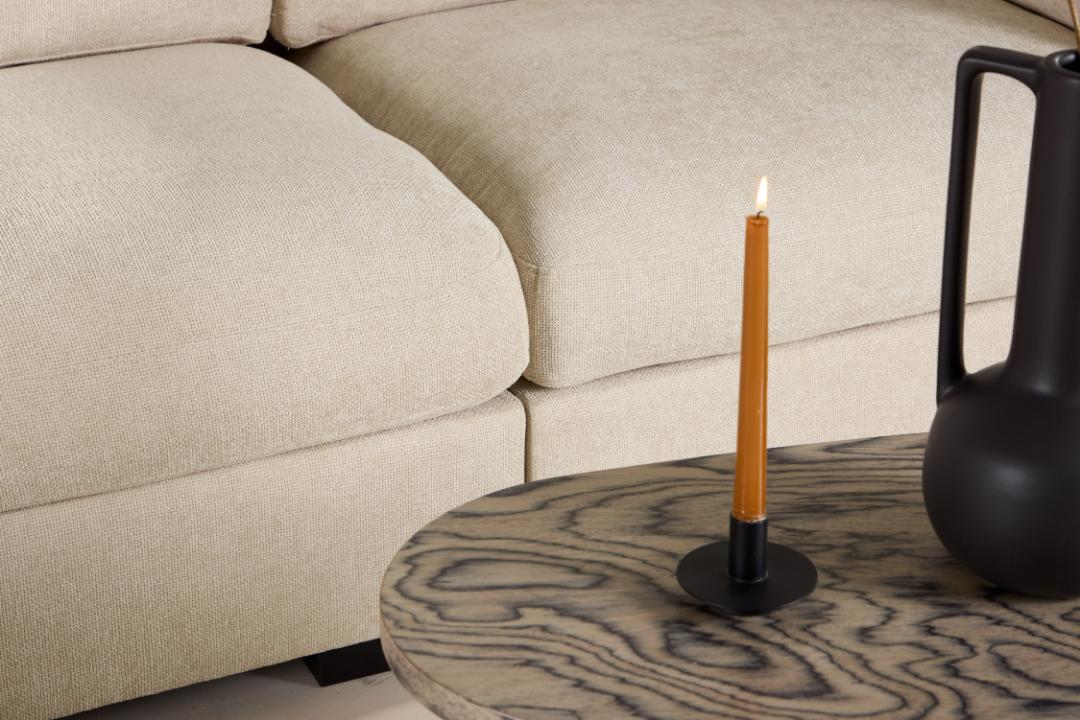 Torino 3-personers sofa 311 x 86 cm i beige