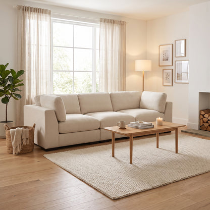 Torino 3-personers sofa 311 x 86 cm i beige