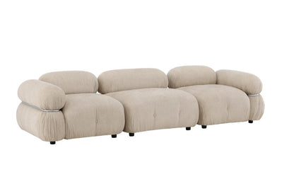 Stockholm 3-personers sofa 285 x 70 cm i beige