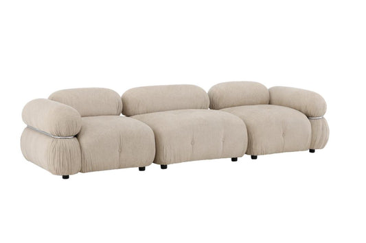 Stockholm 3-personers sofa 285 x 70 cm i beige