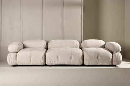 Stockholm 3-personers sofa 285 x 70 cm i beige