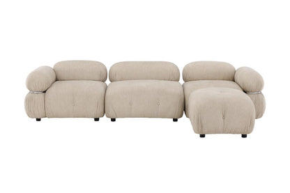 Stockholm hjørnesofa 285 x 70 cm i beige