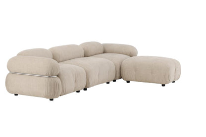 Stockholm hjørnesofa 285 x 70 cm i beige