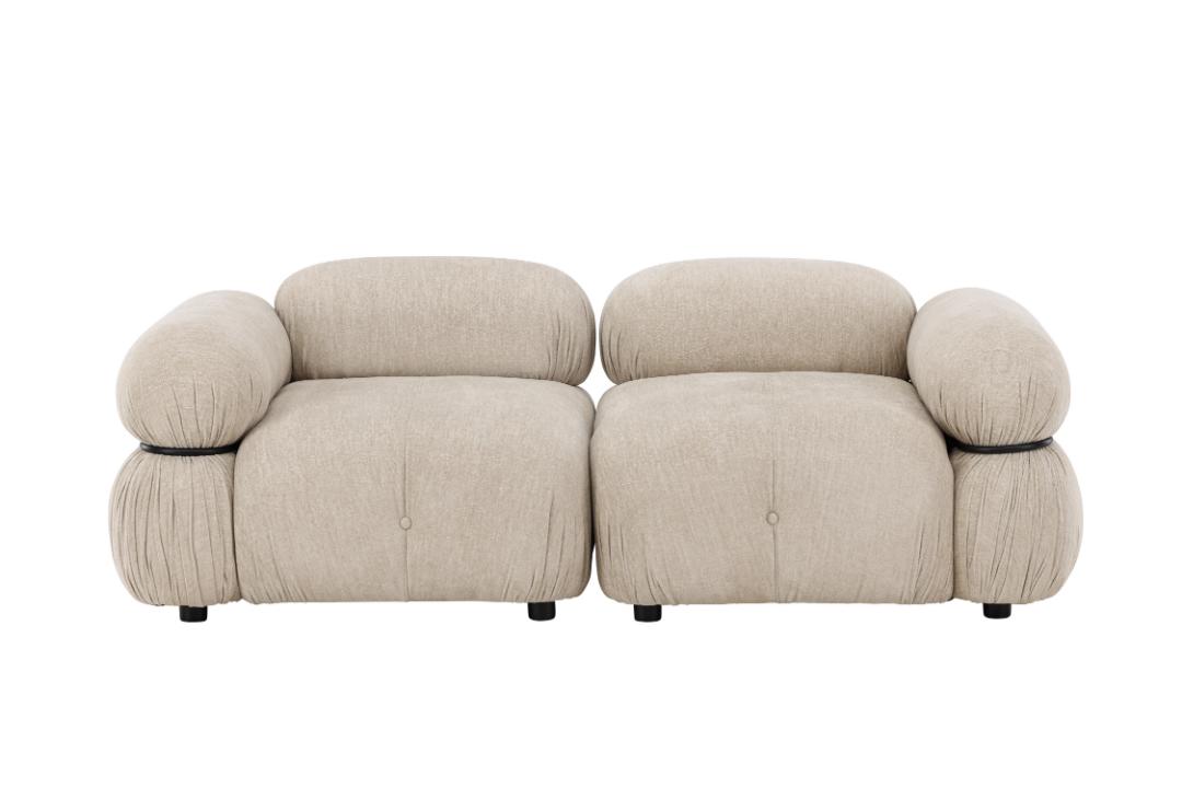 Stockholm 2-personers sofa 190 x 70 cm i beige