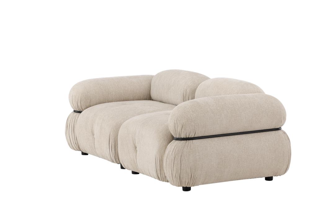 Stockholm 2-personers sofa 190 x 70 cm i beige