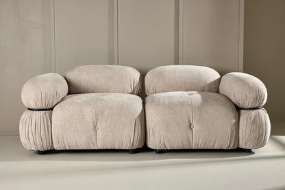 Stockholm 2-personers sofa 190 x 70 cm i beige