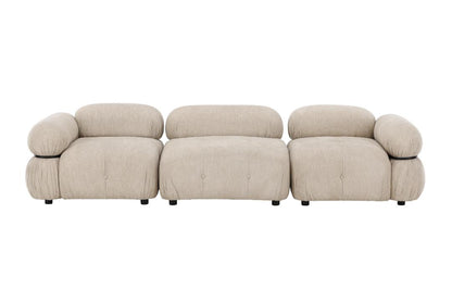 Stockholm 3-personers sofa 285 x 70 cm i beige