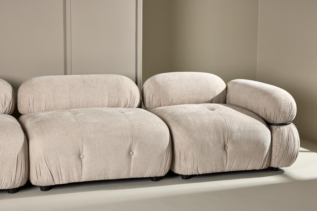 Stockholm 3-personers sofa 285 x 70 cm i beige