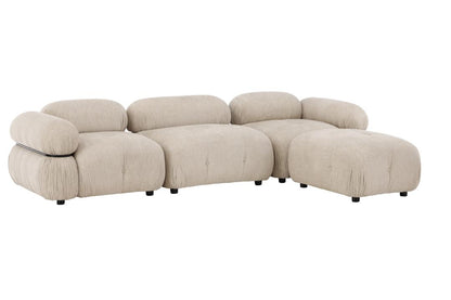 Stockholm hjørnesofa 285 x 70 cm i beige